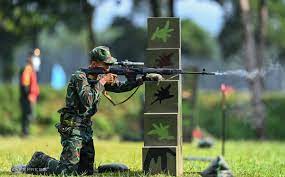 Bộ CHQS tỉnh động viên Đội tuyển tham gia Hội thi Xạ thủ bắn tỉa